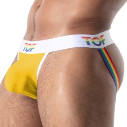 Jockstrap Joyful Pride TOF Paris - Jaune - TOF Paris : vente string...