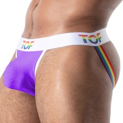 Jockstrap Joyful Pride TOF Paris - Violet - TOF Paris : vente strin...