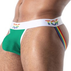 Joyful Pride TOF Paris Jockstrap - Green - TOF Paris : sale of Jock...