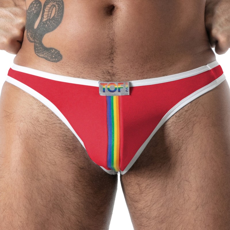 Joyful Pride Thong TOF Paris - Red - TOF Paris : sale of Thong for ...