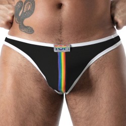 String Joyful Pride TOF Paris - Noir - TOF Paris : vente strings ho...