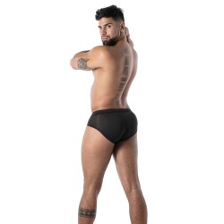 Slip, Tanga de la marque TOF PARIS - Slip Microfibre Mon Amour TOF Paris - Noir - Ref : TOF641N