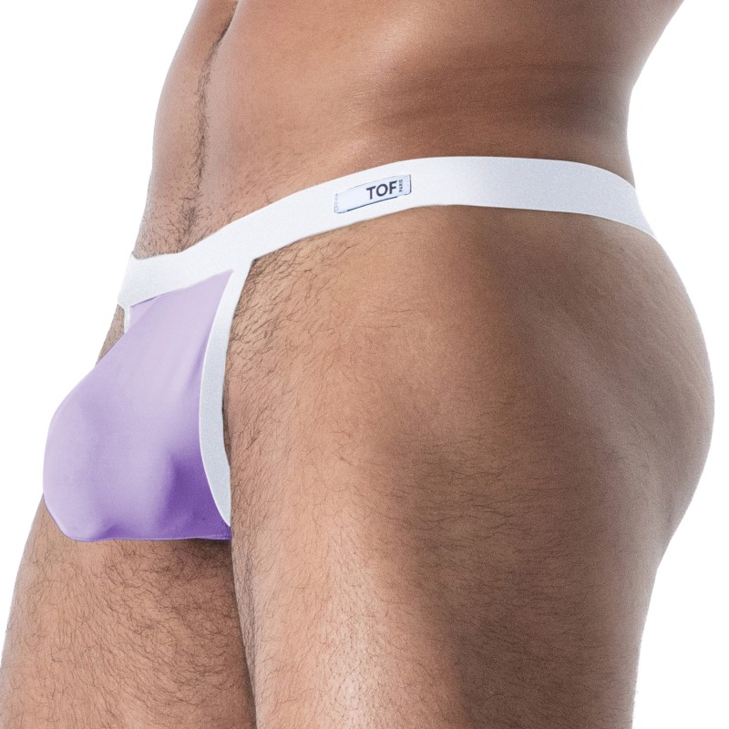 String de la marque TOF PARIS - String Microfibre Mon Amour TOF Paris - Violet - Ref : TOF643V