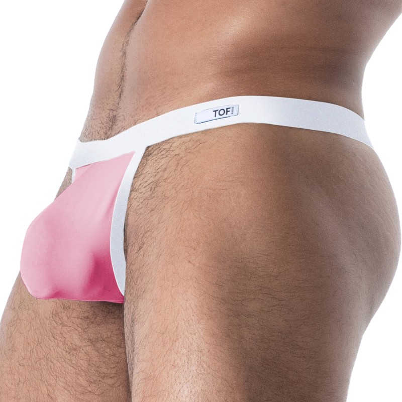 Thong of the brand TOF PARIS - copy of String Microfibre Mon Amour TOF Paris - Noir - Ref : TOF643P