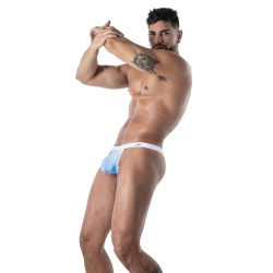 String de la marque TOF PARIS - String Microfibre Mon Amour TOF Paris - Bleu - Ref : TOF643BU