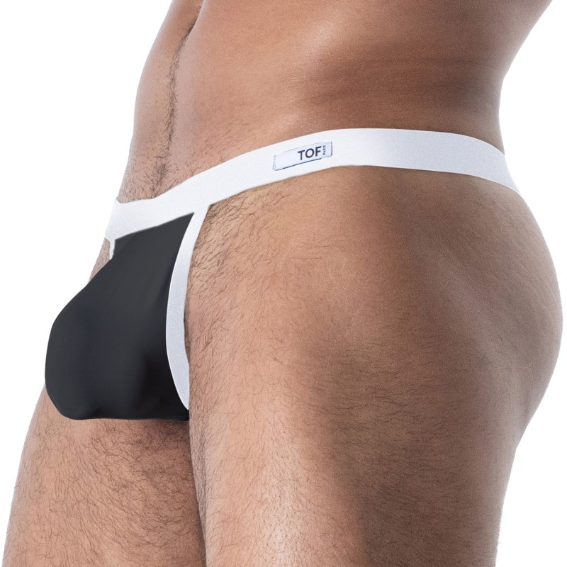 String de la marque TOF PARIS - String Microfibre Mon Amour TOF Paris - Noir - Ref : TOF643N