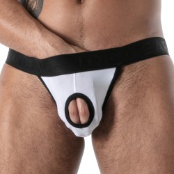 Jock strap de la marque TOF PARIS - Jockstrap Microfibre Mon Amour TOF Paris - Blanc - Ref : TOF644B