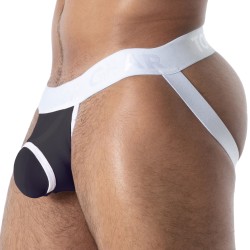 Jock strap de la marque TOF PARIS - Jockstrap Microfibre Mon Amour TOF Paris - Noir - Ref : TOF644N