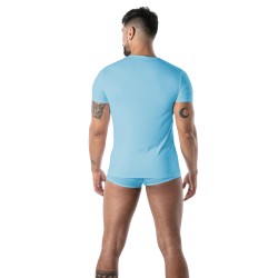 Short Sleeves of the brand TOF PARIS - copy of T-Shirt Microfibre Mon Amour TOF Paris - Noir - Ref : TOF646BU