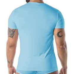 Short Sleeves of the brand TOF PARIS - copy of T-Shirt Microfibre Mon Amour TOF Paris - Noir - Ref : TOF646BU