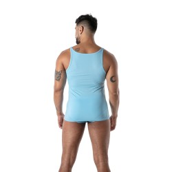 Débardeur de la marque TOF PARIS - Débardeur Microfibre Mon Amour TOF Paris - Bleu - Ref : TOF647BU