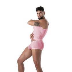 Débardeur de la marque TOF PARIS - Débardeur Microfibre Mon Amour TOF Paris - Rose - Ref : TOF647P