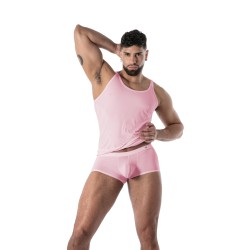 Débardeur de la marque TOF PARIS - Débardeur Microfibre Mon Amour TOF Paris - Rose - Ref : TOF647P