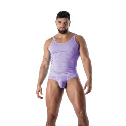 Débardeur de la marque TOF PARIS - Débardeur Microfibre Mon Amour TOF Paris - Violet - Ref : TOF647V