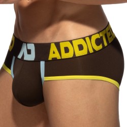 Naked Feeling Brief - Brown - ADDICTED : sale of Brief for men ADDI...