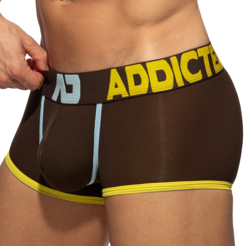 Trunk Naked Feeling - Brown - ADDICTED : sale of Boxer shorts, Shor...