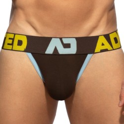Jockstrap Naked Feeling - Marron - ADDICTED : vente strings homme J...