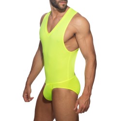 Body del marchio ADDICTED - Tuta Veloz Dry - Giallo Neon - Ref : AD1331 C31