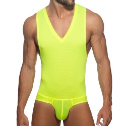 Body del marchio ADDICTED - Tuta Veloz Dry - Giallo Neon - Ref : AD1331 C31