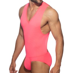 Body suit Veloz Dry - Rose Néon - ADDICTED : vente body et combinai...