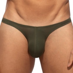 String de la marque ADDICTED - Mini String Veloz Dry - Kaki - Ref : AD1448 C12