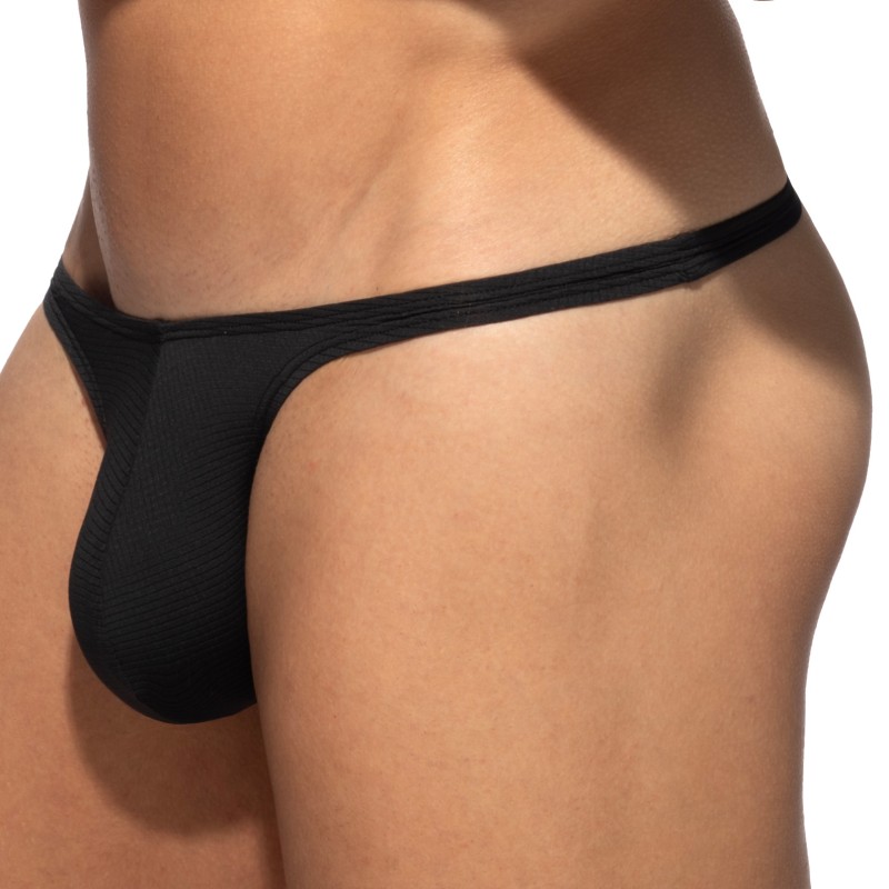String de la marque ADDICTED - Mini String Veloz Dry - Noir - Ref : AD1448 C10