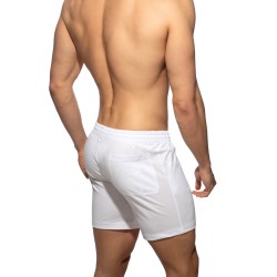 Short de la marque ADDICTED - Short ADDICTED Band - Blanc - Ref : AD1437 C01