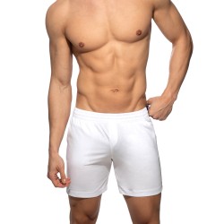 Short de la marque ADDICTED - Short ADDICTED Band - Blanc - Ref : AD1437 C01