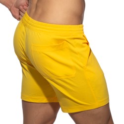 Short de la marque ADDICTED - Short ADDICTED Band - Jaune - Ref : AD1437 C03