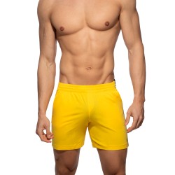 Short de la marque ADDICTED - Short ADDICTED Band - Jaune - Ref : AD1437 C03