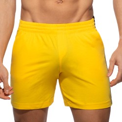 Short de la marque ADDICTED - Short ADDICTED Band - Jaune - Ref : AD1437 C03