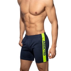 Short de la marque ADDICTED - Short ADDICTED Band - Marine - Ref : AD1437 C09