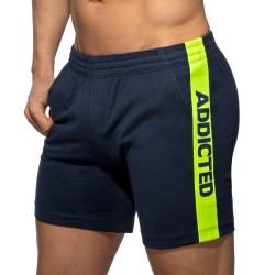 Short de la marque ADDICTED - Short ADDICTED Band - Marine - Ref : AD1437 C09