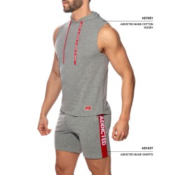 Short de la marque ADDICTED - Short ADDICTED Band - Gris - Ref : AD1437 C11