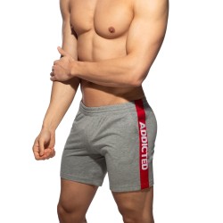 Short de la marque ADDICTED - Short ADDICTED Band - Gris - Ref : AD1437 C11