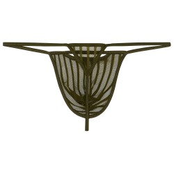 String de la marque WOH - G-String Personal Allure WOH - Olive - Ref : 463016 1050