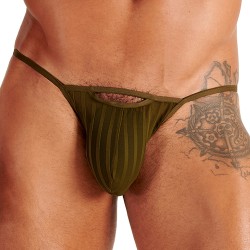 Thong of the brand WOH - G-String Personal Allure WOH - Olive - Ref : 463016 1050