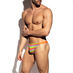String de Bain ADDICTED 70'S Stripes - Orange - ES collection : ven...