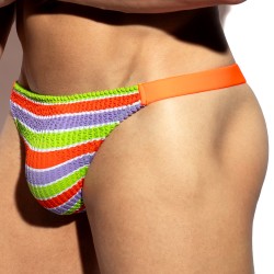 String de Bain ADDICTED 70'S Stripes - Orange - ES collection : ven...
