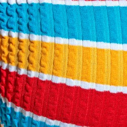 G-String de Bain ADDICTED 70'S Stripes - Turquoise - ES collection ...