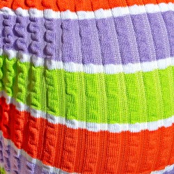 ADDICTED '70'S Stripes Nuota G-String - Arancione - ES collection :...