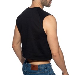Débardeur de la marque ADDICTED - Crop Top Recycled Cotton ADDICTED - Noir - Ref : AD1461 C10