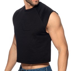 Tank top der Marke ADDICTED - Crop Top recycelte Baumwolle ADDICTED - Schwarz - Ref : AD1461 C10