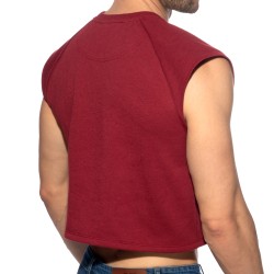 Tank top der Marke ADDICTED - copy of Crop Top Recycled Cotton ADDICTED - Bleu Marine - Ref : AD1461 C29