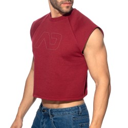 Débardeur de la marque ADDICTED - Crop Top Recycled Cotton ADDICTED - Bordeaux - Ref : AD1461 C29