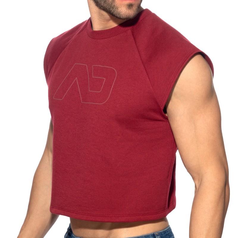 Débardeur de la marque ADDICTED - Crop Top Recycled Cotton ADDICTED - Bordeaux - Ref : AD1461 C29
