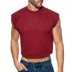 Débardeur de la marque ADDICTED - Crop Top Recycled Cotton ADDICTED - Bordeaux - Ref : AD1461 C29