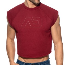 Tank top der Marke ADDICTED - copy of Crop Top Recycled Cotton ADDICTED - Bleu Marine - Ref : AD1461 C29