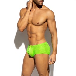 Colección NEÓN de ES Swim Briefs Verde Arrugado - - ES collection :...