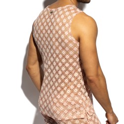 Débardeur de la marque ES COLLECTION - Débardeur ES Collection Metallic Bloom - Rose - Ref : TS361 C05